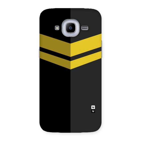 Yellow Lines Back Case for Samsung Galaxy J2 2016